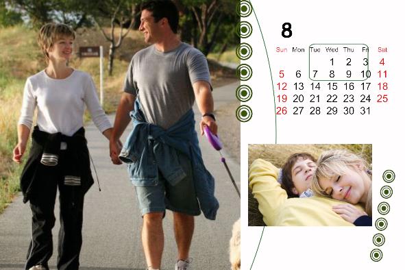 写真カレンダー photo templates 愛のカレンダー2